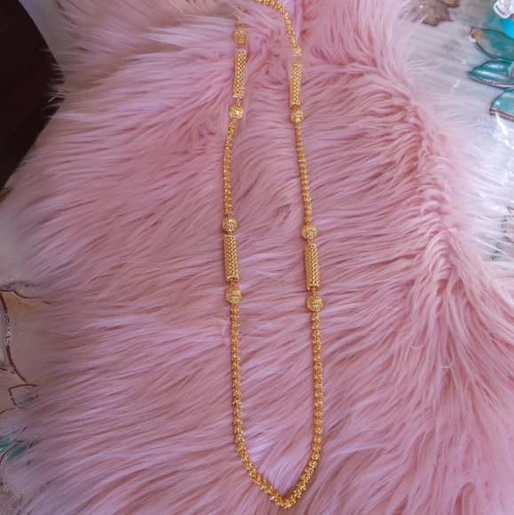 Gold p Tulip Chain in Dubai gold Plated - Picture 3 of 4